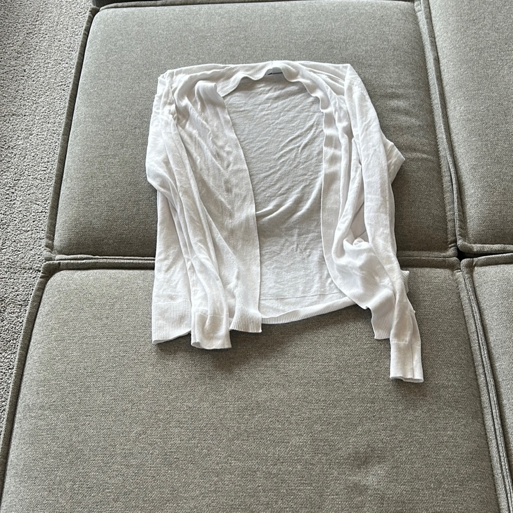 Old Navy White Cardigan